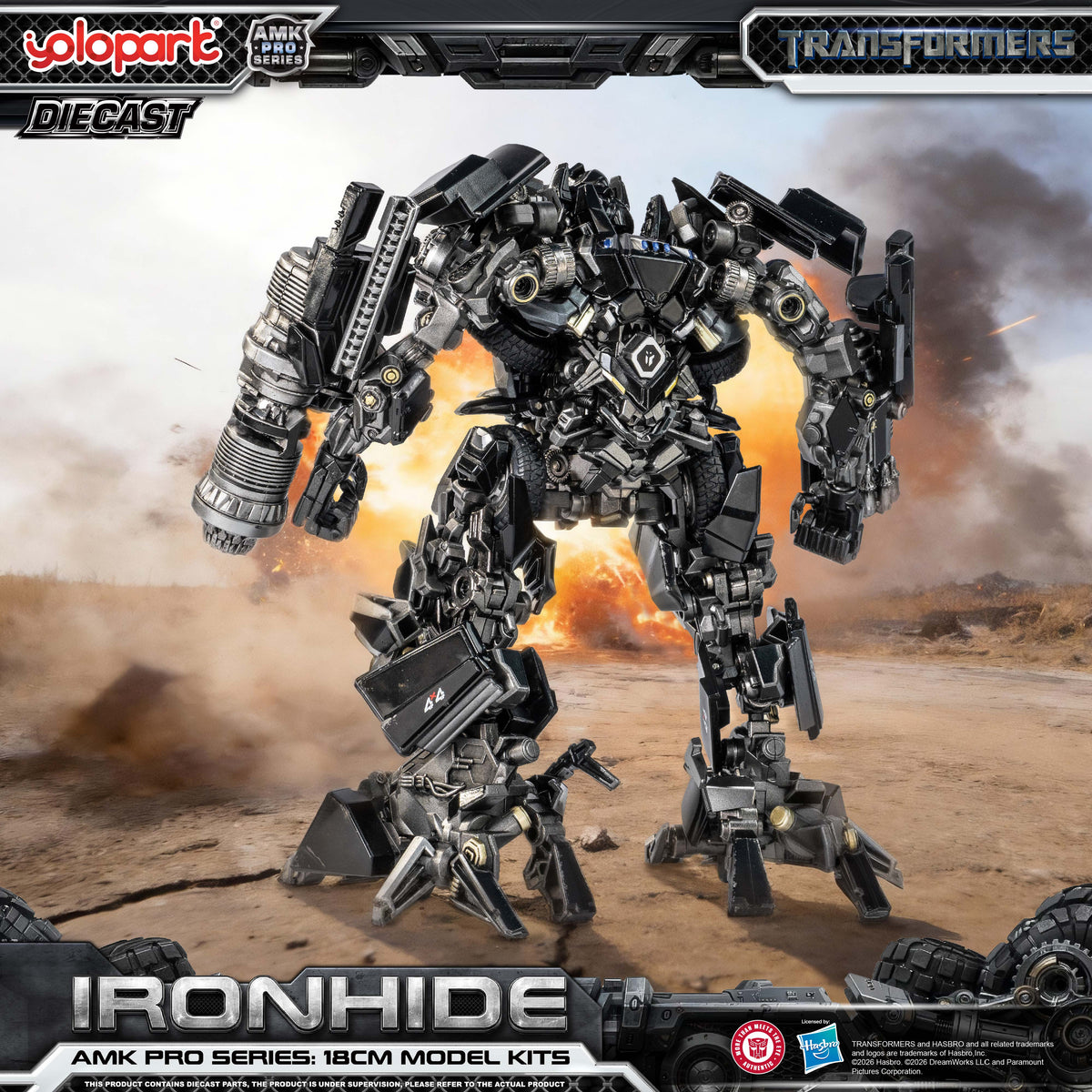PRE- ORDER: TRANSFORMERS (2007): AMK PRO Series Ironhide Model Kit