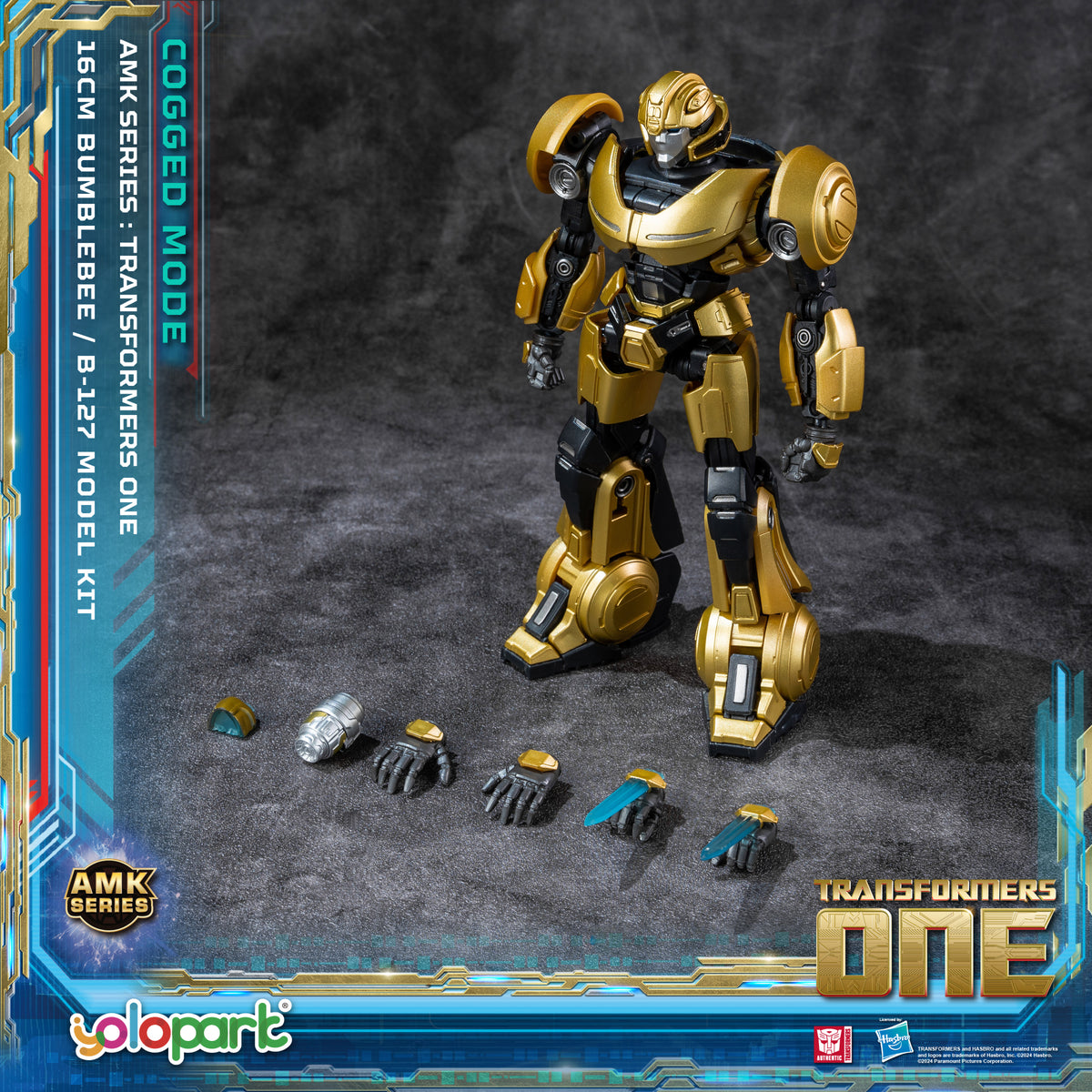 TRANSFORMERS ONE AMK Series (Cogged Mode) B-127 Model Kit – Yolopark