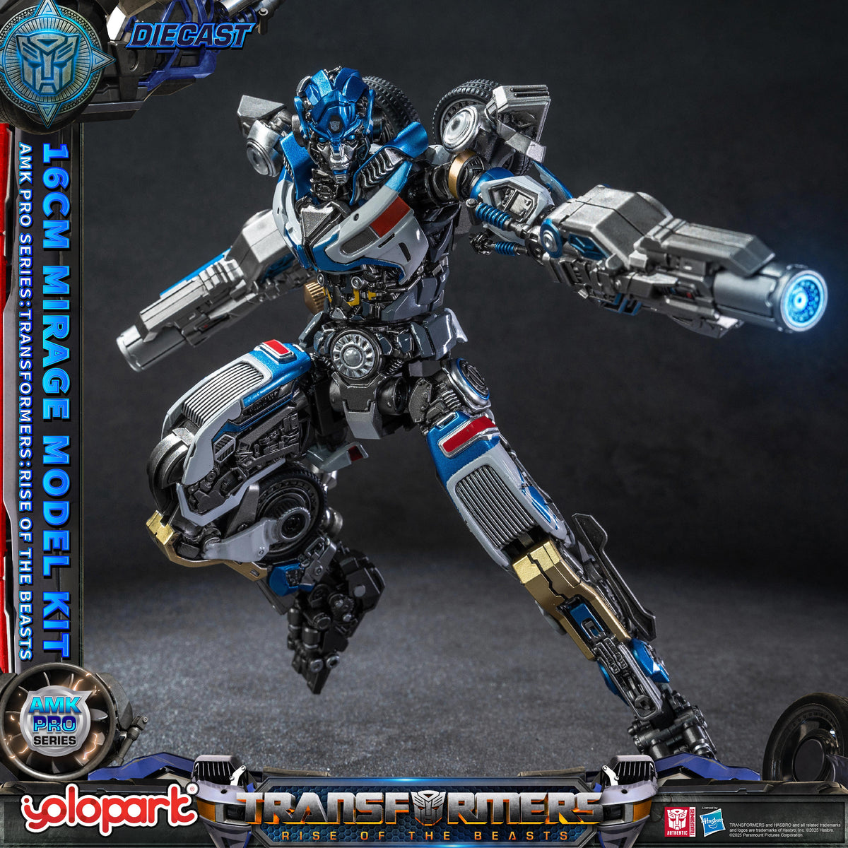 TRANSFORMERS : Rise of the Beasts AMK PRO Series 16cm Mirage Model