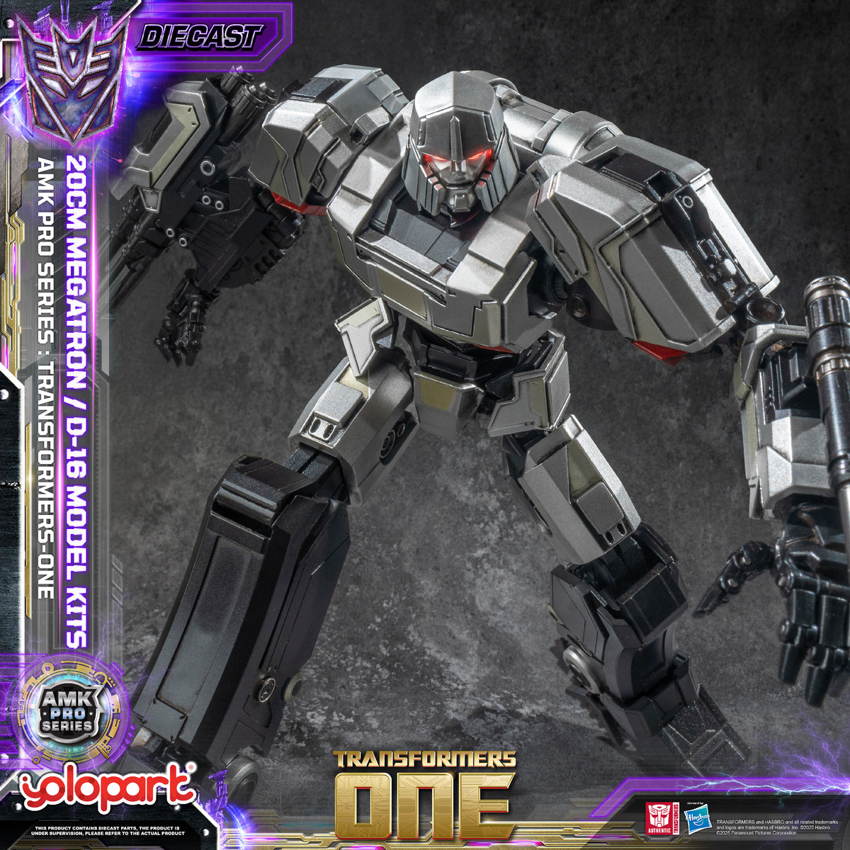 TRANSFORMERS ONE: AMK PRO Series-Final Form Megatron/D-16 Model Kit ...
