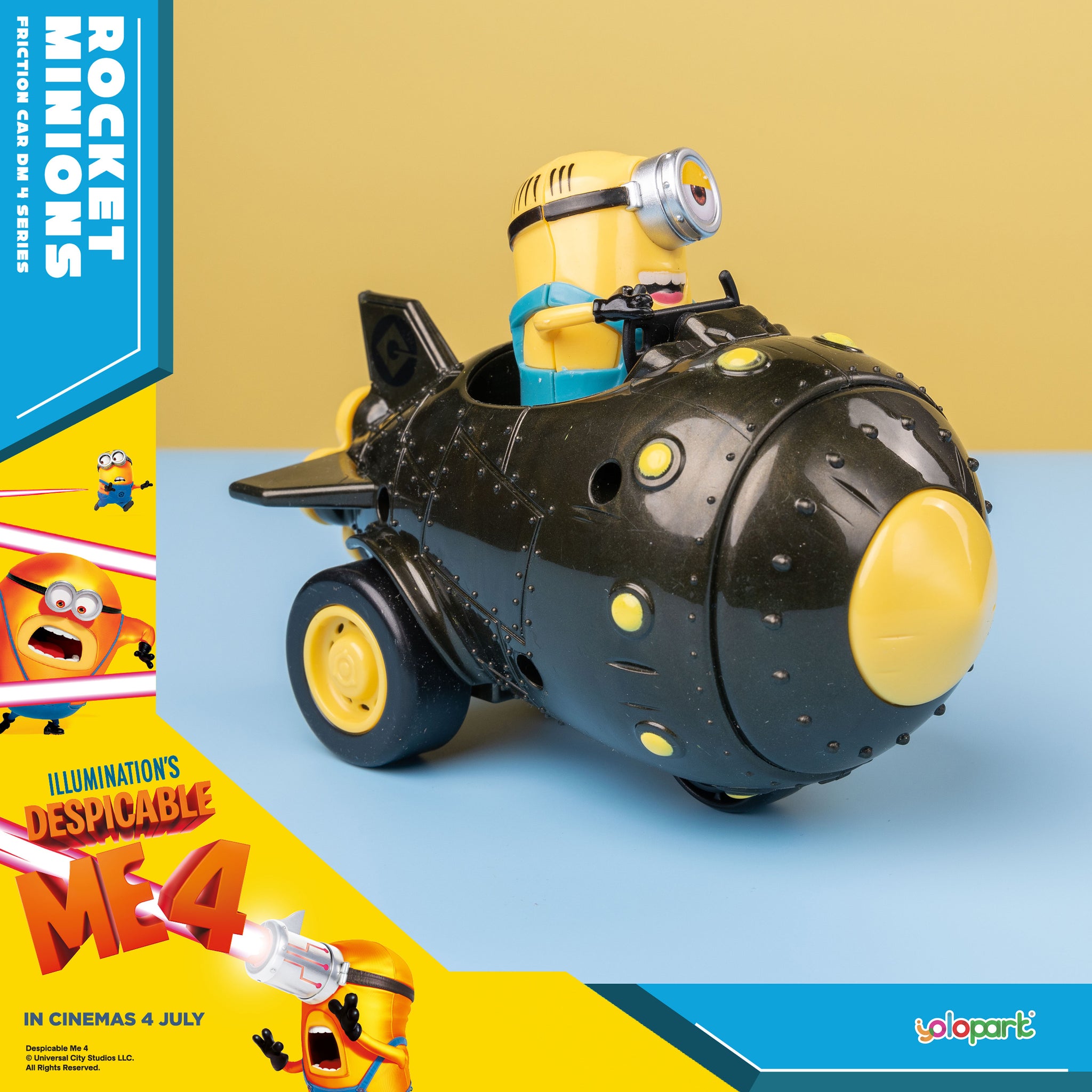 Despicable Me 4 - Friction Car - Rocket Minions – Yolopark