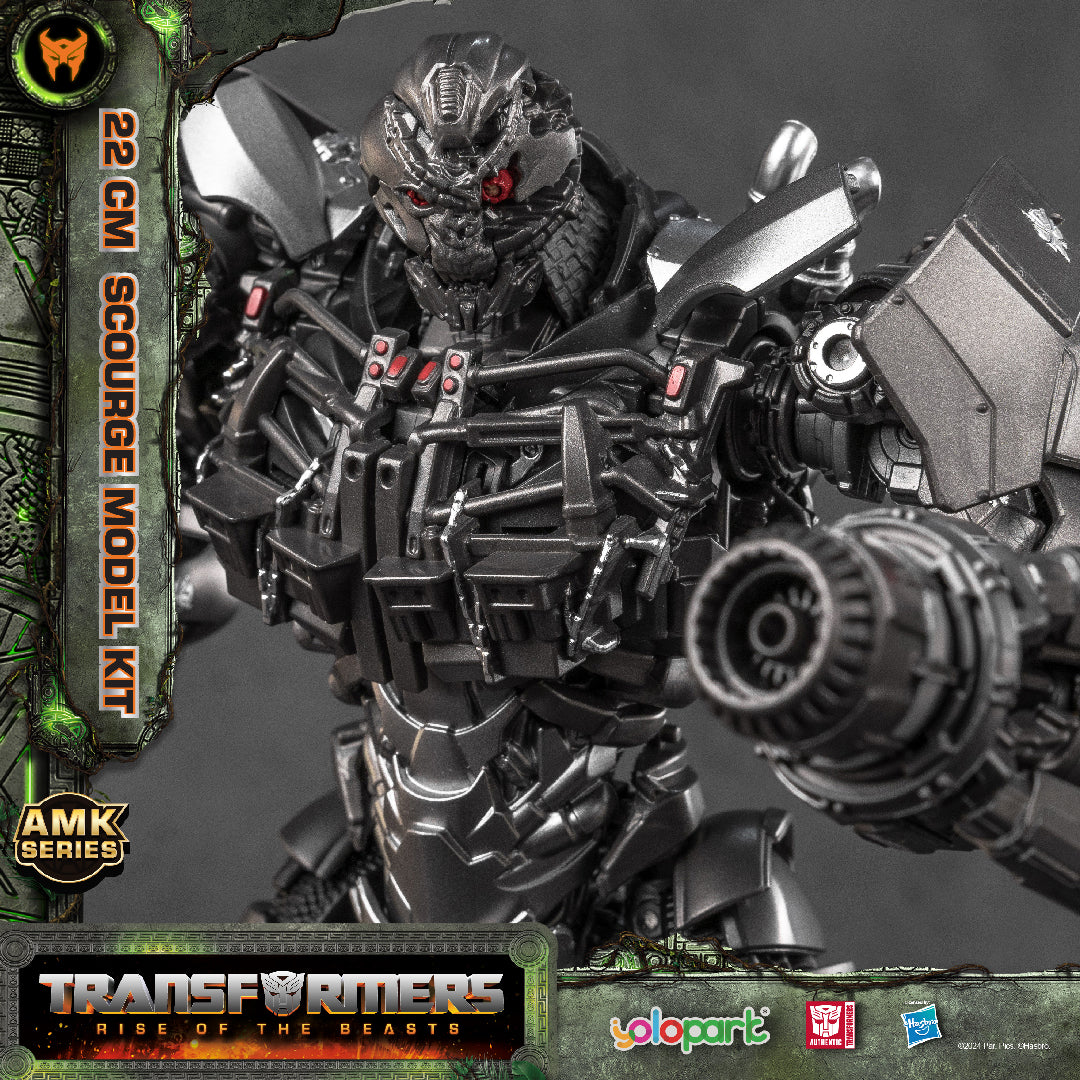 UNBOXING] YOLOPARK Transformers: Rise of the Beasts 22cm Scourge Model Kit  (EN Sub) 