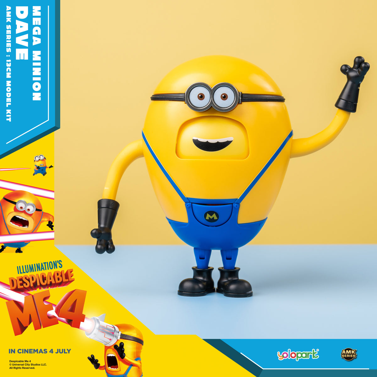 Despicable Me 4 - AMK Series Mega Minion DAVE Model kit – Yolopark