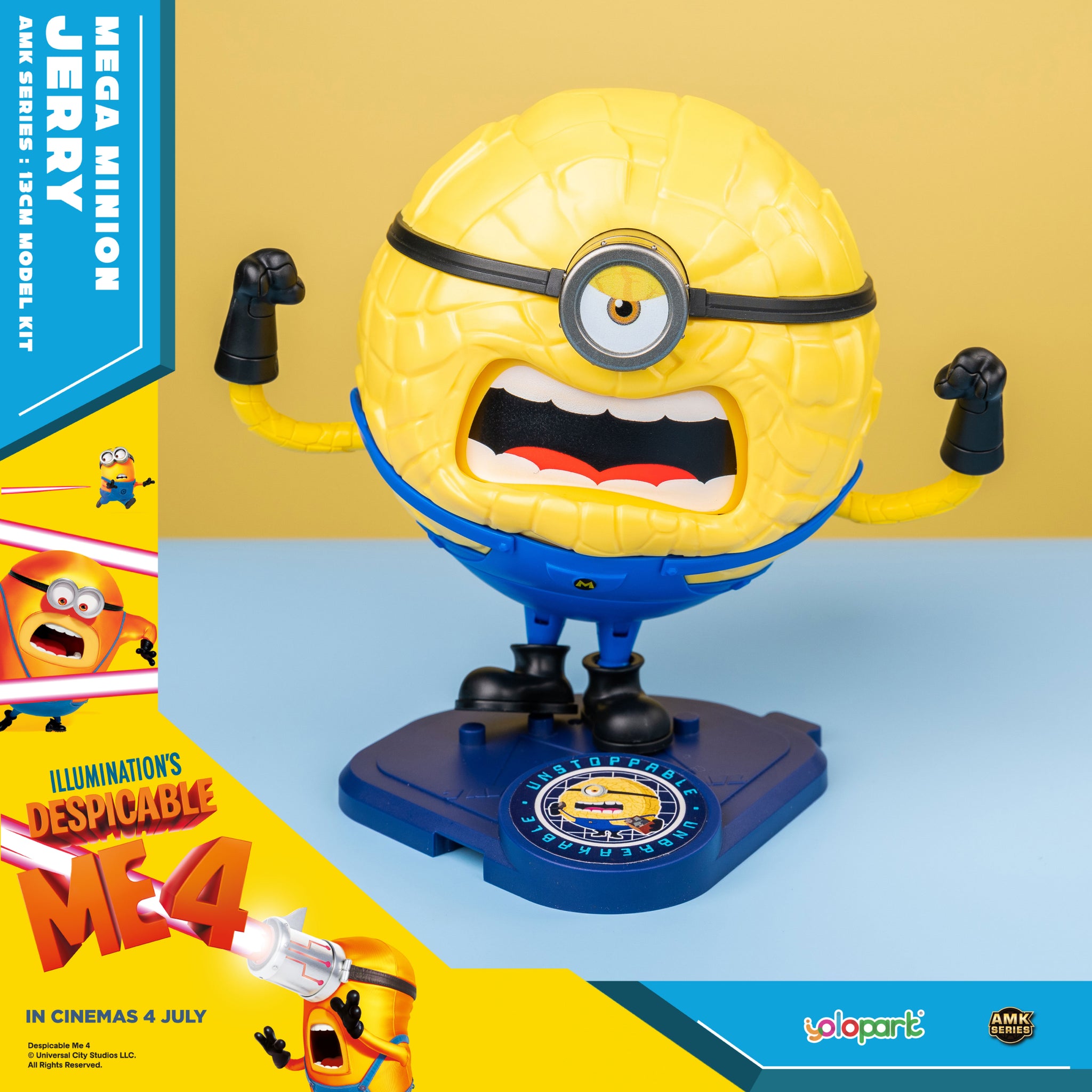 Mini Jerry Despicable Me 4 - AMK Series Mega Minion JERRY Model kit – Yolopark