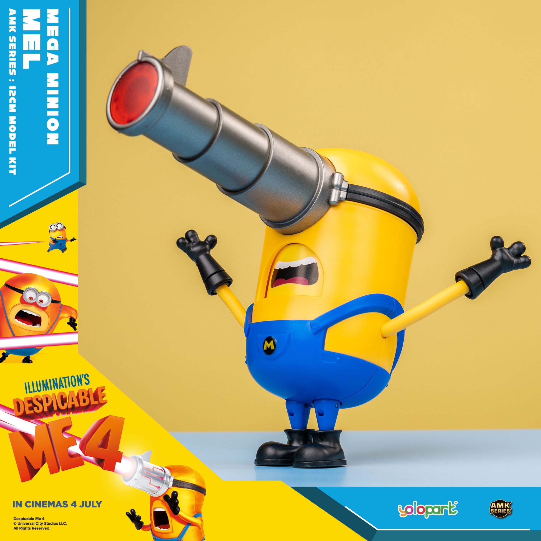 Despicable Me 4 AMK Series Mega Minion MEL Model Kit Yolopark despicable-me-4-amk-series-mega-minion-mel-model-kit-yolopark
