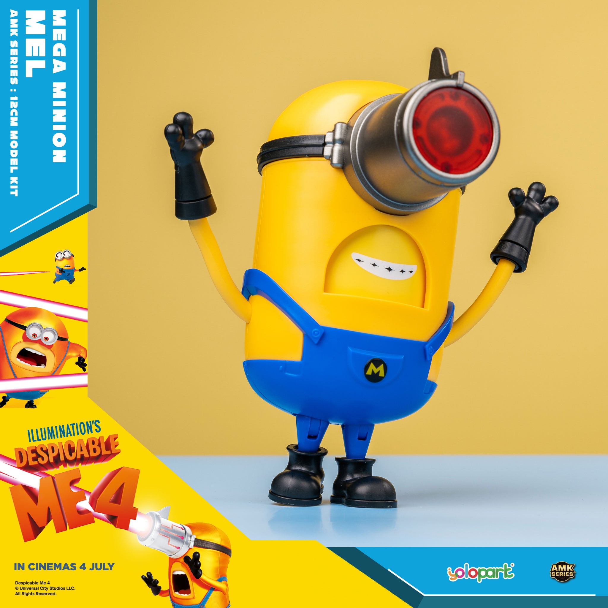 Despicable Me 4 - AMK Series Mega Minion MEL Model kit – Yolopark
