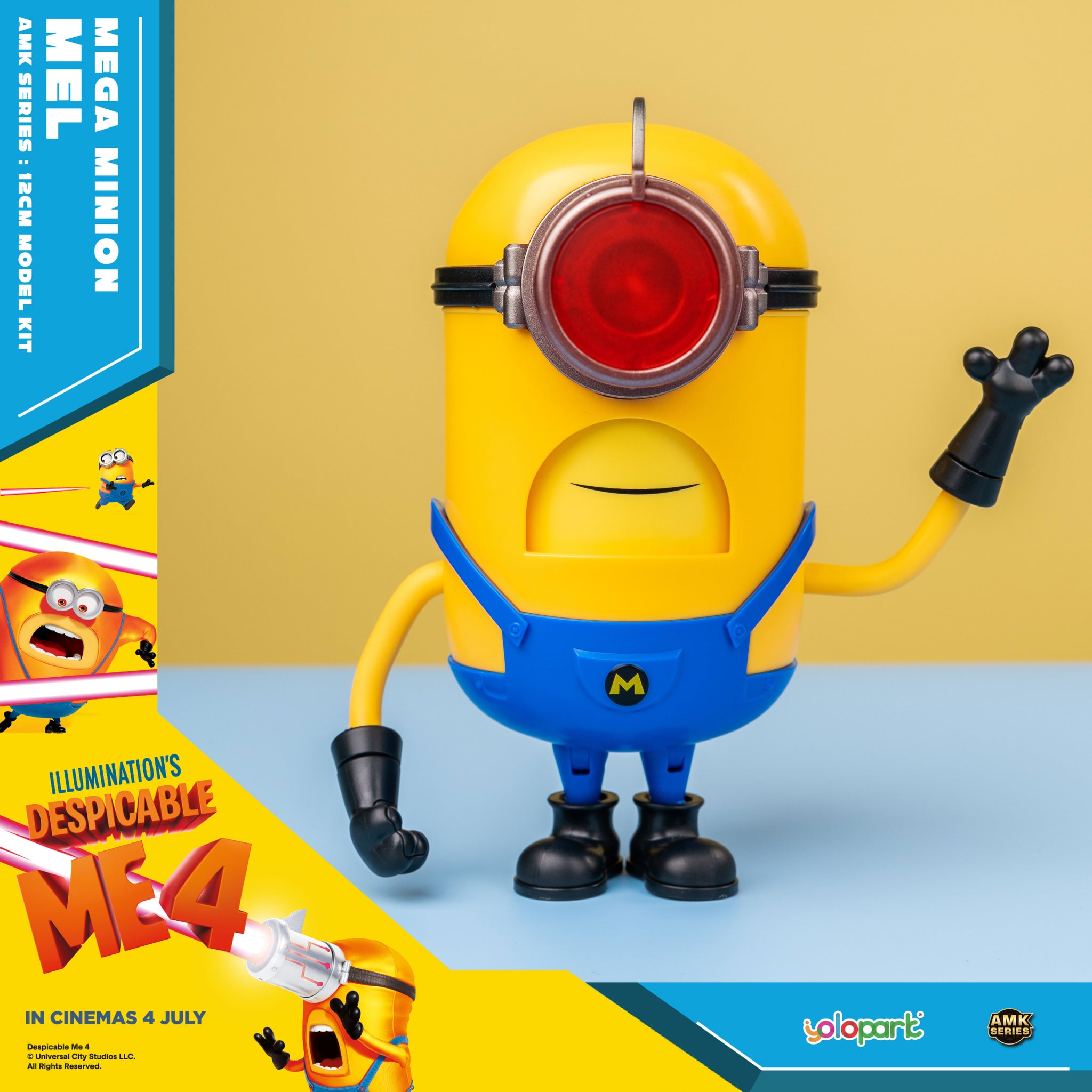 Despicable Me 4 - AMK Series Mega Minion MEL Model kit – Yolopark