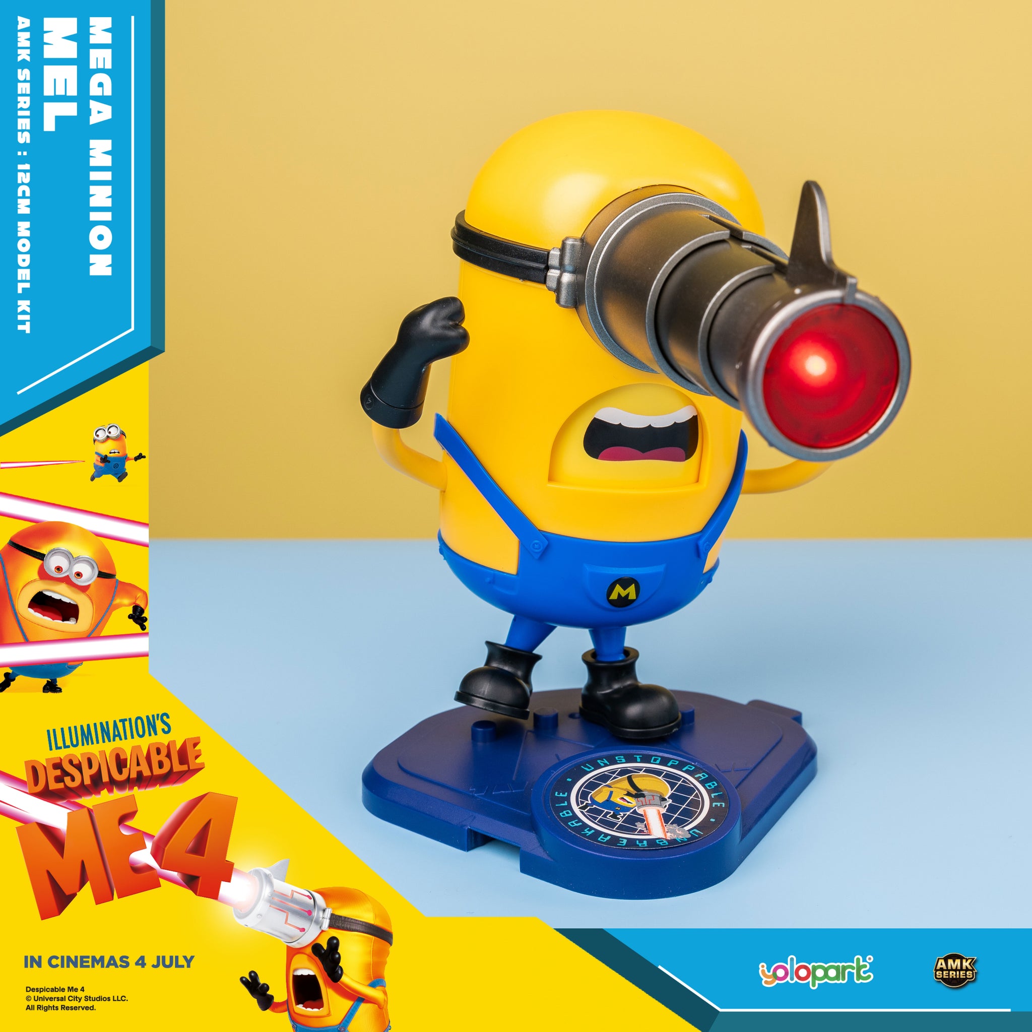 Despicable Me 4 - AMK Series Mega Minion MEL Model kit – Yolopark