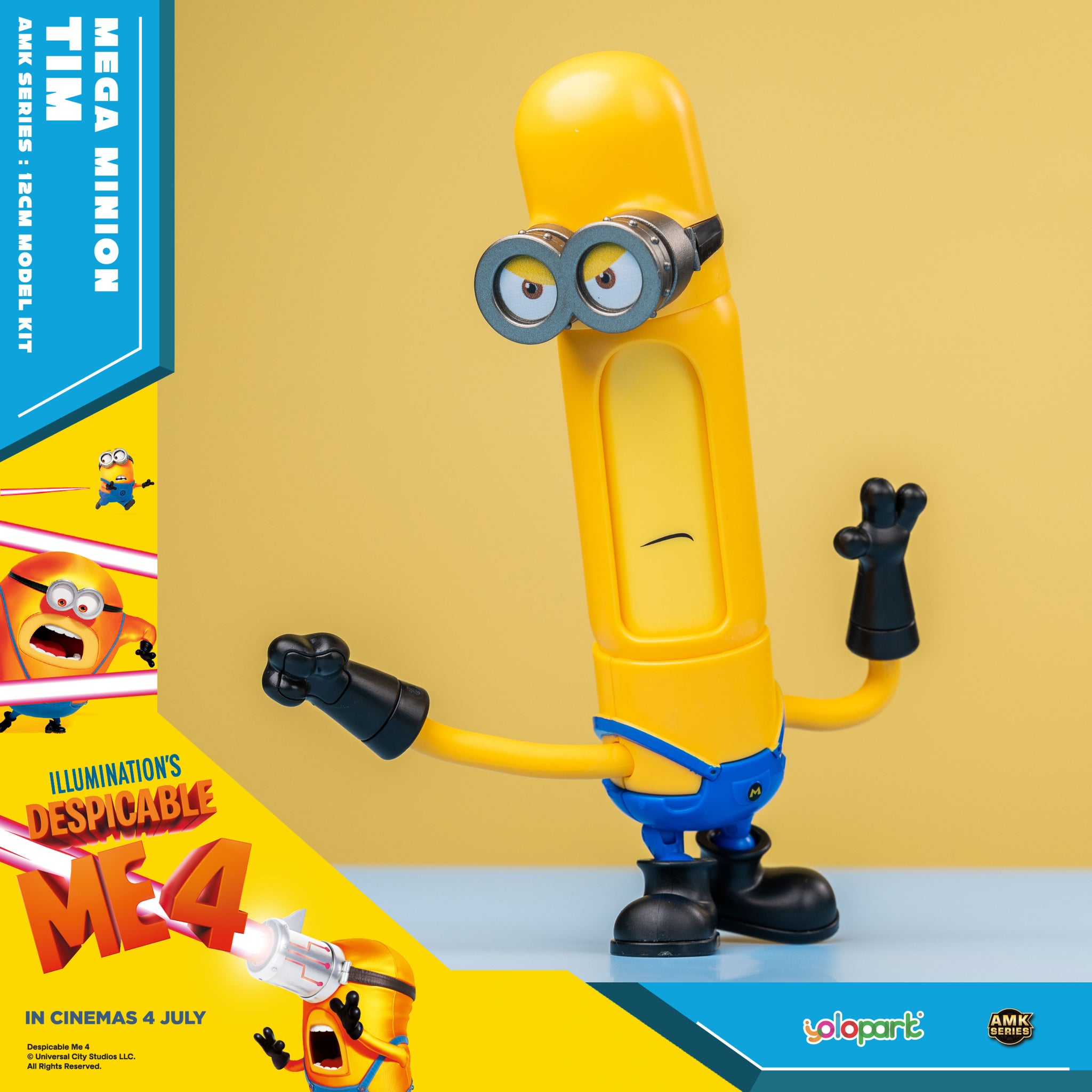 Despicable Me 4 - AMK Series Mega Minion TIM Model kit – Yolopark